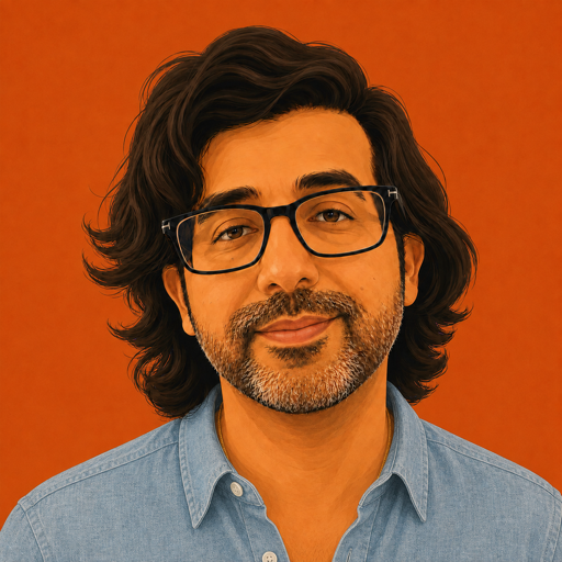 Illustrated portrait of Satnam Narang